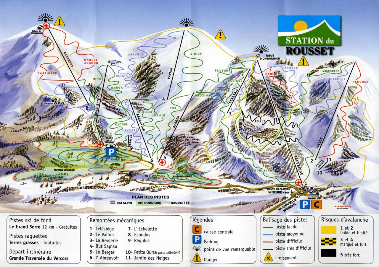 Station de ski Col de Rousset (20min)